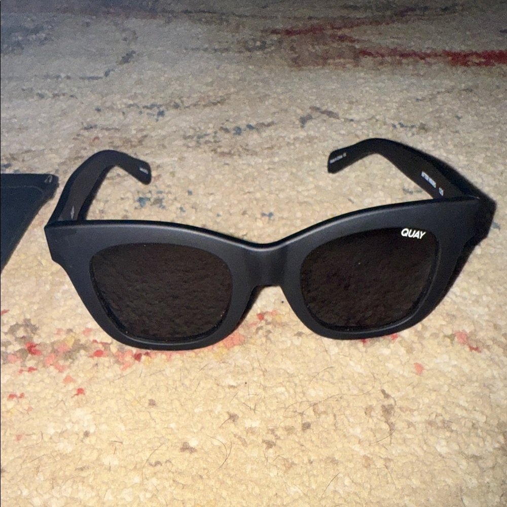 Quay Australia Matte Black Sunglasses- “After Hours”